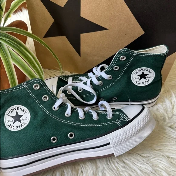 New🌿Converse Chuck Taylor All Start Eva Lift Canvas Platform - Picture 4 of 7